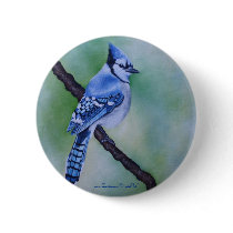 Blue Jay Button