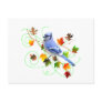 Blue Jay & Fall Leaves Post Cards