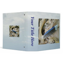 Blue Jay Feather Coordinating Items Binder