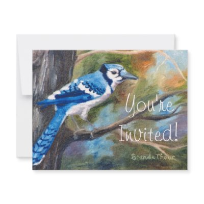 Blue Jay Invitation by bmthour