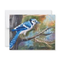Blue Jay Invitation