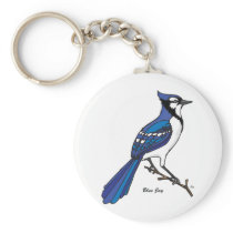BLUE JAY KEYCHAIN