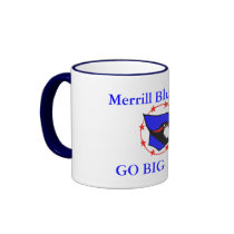 blue jay, Merrill Blue Jays, GO BIG BLUE Coffee Mug