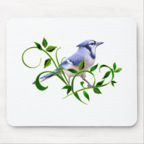 Blue Jay Mouse Pads