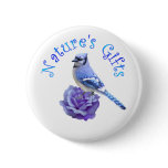 Blue Jay Nature's Gift Pin
