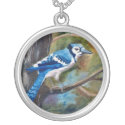 Blue Jay Necklace