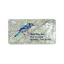 Blue Jay Songbird Custom Address Label