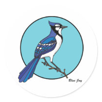 BLUE JAY STICKER
