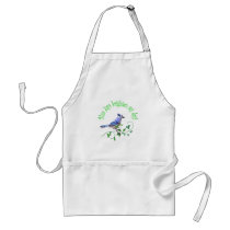 Blue Jays Brighten My Day Apron