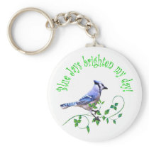 Blue Jays Brighten My Day Key Chain
