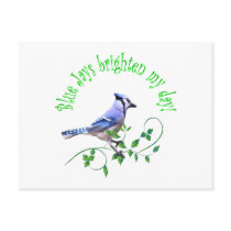 Blue Jays Brighten My Day Post Cards