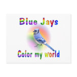 Blue Jays Colour My World Post Cards