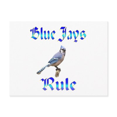 Blue Jays Rule Post Card by TLArnold