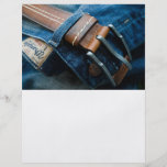Blue jeans custom flyer