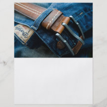 Blue jeans custom flyer