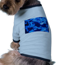Blue Jellyfish underwater Doggie Tee