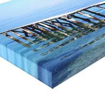 Blue Jetty Canvas Prints