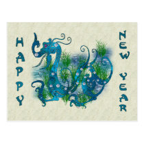 Blue Jewelled Dragon postcards