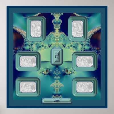 Blue Jewels 1 Collage-Template by PersonalizedPosters