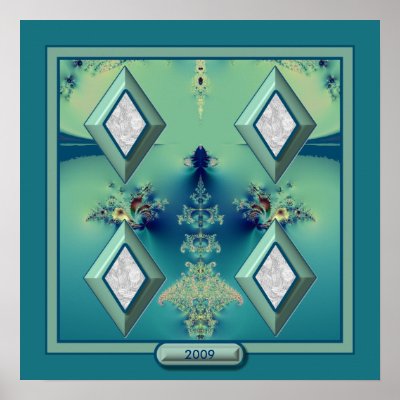 Blue Jewels 2 Collage by PersonalizedPosters