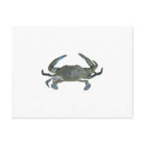 Blue "Jimmy" Crab Post Card