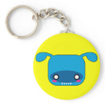 Blue Kawaii Monster Keychain