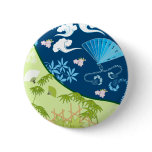 Blue Kimono Pins
