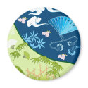 Blue Kimono magnets