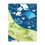 Blue Kimono Postcards