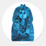 Blue King Tut Sticker