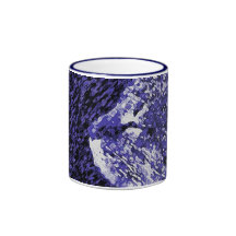 blue kitten coffee mug