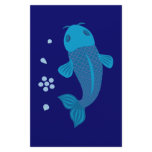 Blue Koi Fish stationery