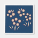 Blue Kokeshi Triplet Kimono Design Magnet