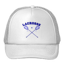 Blue Lacross Logo Hats