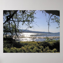 Blue Lake Sky Poster