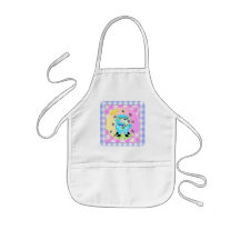 Blue Lamb Apron