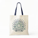Blue Leaf Mandala bags
