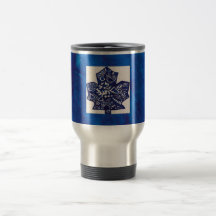 blue leafs coffee mugs