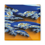 blue leaves magnet
