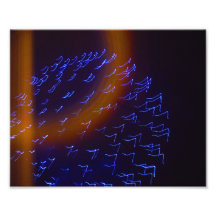 Blue Lights Art Photo
