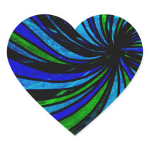 Blue Lime Abstract - All roads lead here