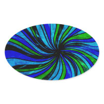 Blue Lime Abstract - All roads lead here