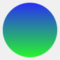 Blue Lime Gradient stickers