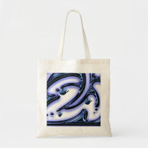 "Blue Liquid Metal"* Bags