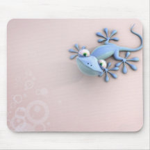 Blue Lizzard Mouse Pads