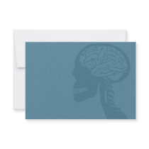 blue logicskull personalized invitation