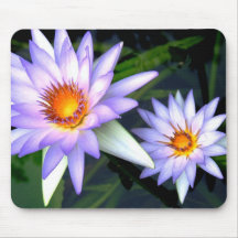 Blue-lotuses Mouse Mats