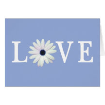 Blue Love notecards