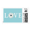 Blue Love Postage Stamps