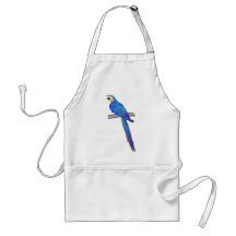 Blue Macaw Apron